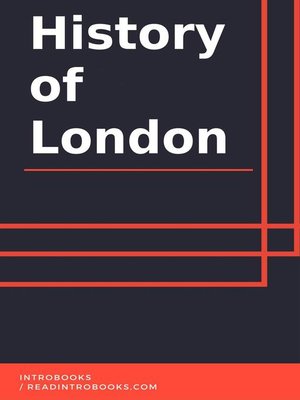 cover image of History of London